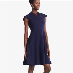 NWT MM Lafleur Ruth Dress In Deep Indigo